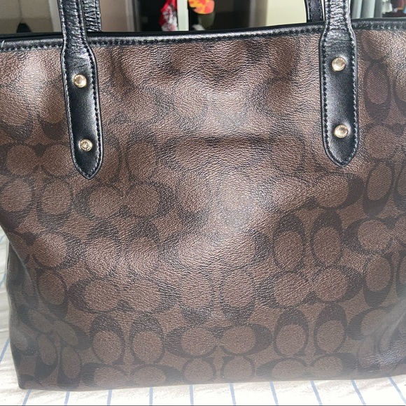 Coach signature Dark brown purse - Picture 2 of 9